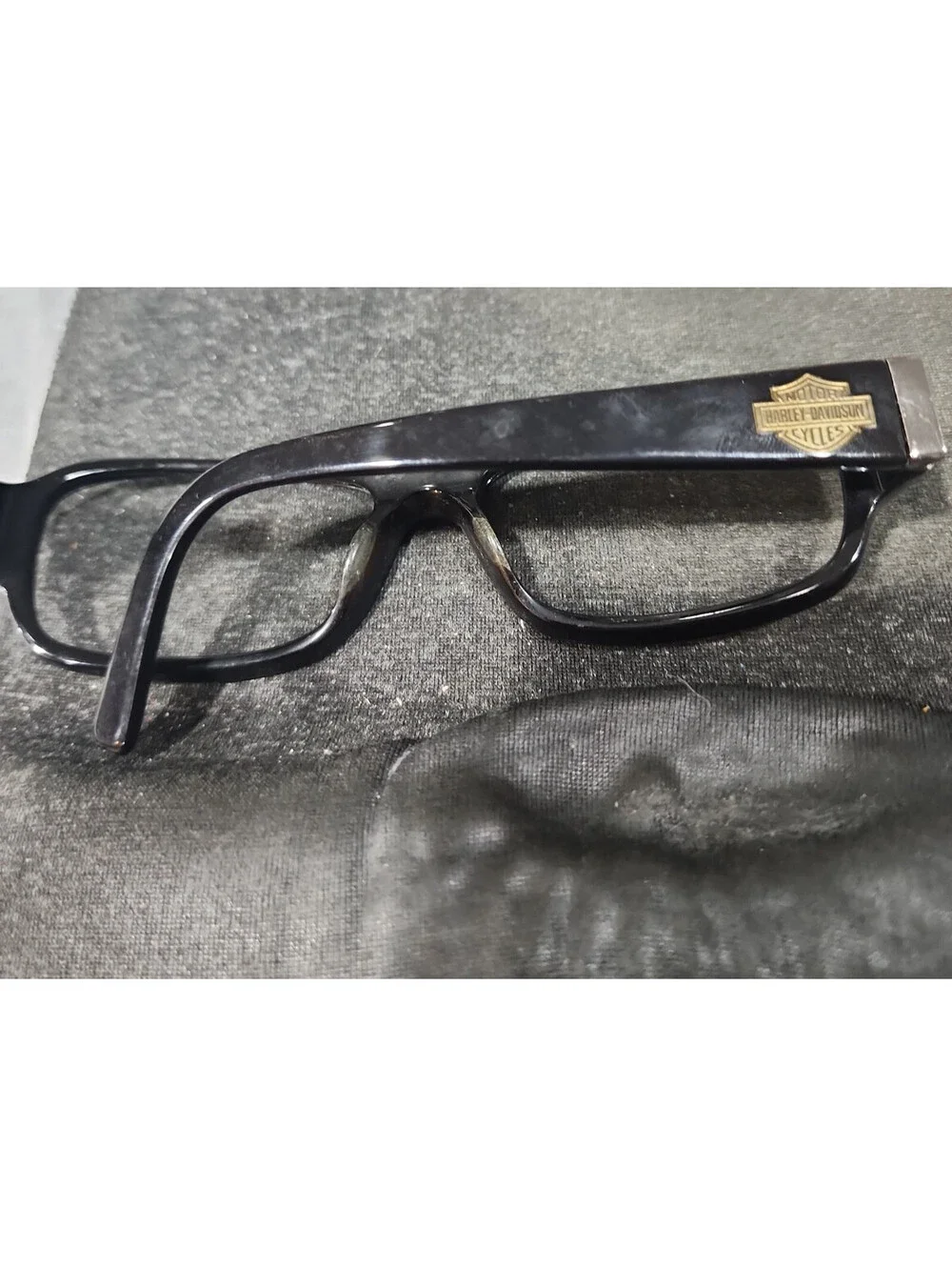 Harley Davidson HDX801 Black Rectangle Sunglasses Frame 55-17 135